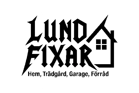 Lund Fixar logotyp – hem, trädgård, garage, förråd